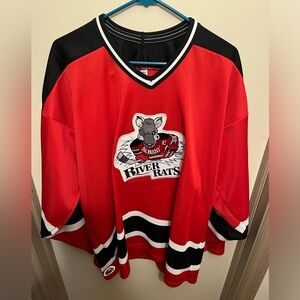90’s Vintage Albany River Rats hockey CCM jersey size XL